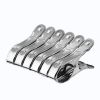 8pcs Large Stainless Steel Clips Clothes Quilt Bed Sheet Clothespin