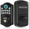 VEVOR Fingerprint Door Lock, Keyless Entry Door Lock with Fingerprint/Keypad Code/Key, Auto Lock, Anti-Peeking Password, IP 63 Rating for Front Door