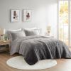 Ombre Shaggy Long Fur Comforter Mini Set