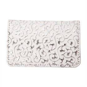 Biggdesign White Leather Cover Business Card Holder