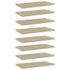 Bookshelf Boards 8 pcs Sonoma Oak 15.7"x7.9"x0.6" Engineered Wood