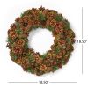 18.5'' PINE CONE Wreath