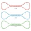 8-character Puller, 8-character Silicone Yoga Auxiliary Home Elastic Band Mini Band Kit, A Set Of 3, Light Three Medium