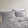 Ombre Shaggy Long Fur Comforter Mini Set