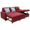 Rad Flannelette 4-Piece Couch Living Room Sofabed