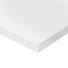 Bookshelf Boards 4 pcs High Gloss White 15.7"x7.9"x0.6" Engineered Wood