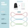 8-character Puller, 8-character Silicone Yoga Auxiliary Home Elastic Band Mini Band Kit, A Set Of 3, Light Three Medium