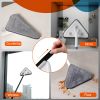 Effortless Wall Cleaning Mop with Disposable Pads,Versatile Triangle Design,Long Handle for High Reach,Perfect for Walls, Baseboards, and Ceilings