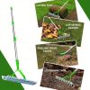 Thatch Rake, Dethatcher Rake for Cleaning Dead Grass, Grass Rake with Stainless Steel Handle, Lawn Loosening Soil Rake