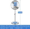 16 Inch Stand Fan, Adjustable Heights, Horizontal Ocillation 75¬∞, 3 Settings Speeds, Low Noise, Quality Made Durable Fan, High Velocity