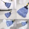 Reusable Clean Heavy Duty Mop Heads, Replacement Mop Heads, Blue Mop Heads, Set of Three