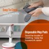 Effortless Wall Cleaning Mop with Disposable Pads,Versatile Triangle Design,Long Handle for High Reach,Perfect for Walls, Baseboards, and Ceilings