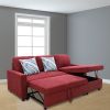 Rad Flannelette 4-Piece Couch Living Room Sofabed