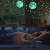 Glow in The Dark Stars for Ceiling, Glow in The Dark Stars and Moon Wall Decals, Stickers Wall Decor, for Kids Nursery Girls Bedroom Living Room