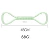 8-character Puller, 8-character Silicone Yoga Auxiliary Home Elastic Band Mini Band Kit, A Set Of 3, Light Three Medium