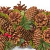 18.5'' PINE CONE Wreath