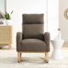 [Video] Welike 27.6"W Modern Accent High Backrest Living Room Lounge Arm Rocking Chair, Two Side Pocket(W83453338)