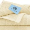 Luxury Beige Bath Towel 8 Piece Towels Set Combed Cotton Hotel Quality Absorbent 2 Bath Towels 2 Hand Towels 4 Washcloths 8 Pack Beige