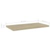 Bookshelf Boards 8 pcs Sonoma Oak 15.7"x7.9"x0.6" Engineered Wood