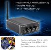 Bluetooth Mini Amplifier Audio Amp - Stereo Integrated 2 Channel