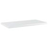 Bookshelf Boards 4 pcs High Gloss White 15.7"x7.9"x0.6" Engineered Wood