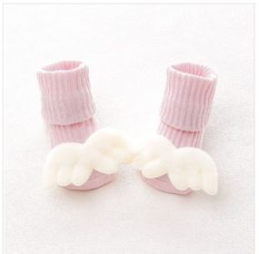 Baby socks (Option: Pink wings-M)