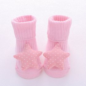 Baby socks (Option: Pink stars-XS)