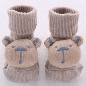 Baby socks (Option: Light Brown-M)