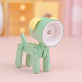 Mini Cute Animal Pet Dogs Deer Designer Led Night Light Table Lamp Kids Toys Gift For Birthday/Easter/Boy/Girlfriends (Items: Dog, Color: Green)