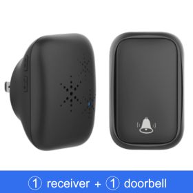 Awapow Self Powered Waterproof Wireless Doorbell Smart Home Without Battery Doorbell With Ringtone 150M Remote Receiver Bell (Color: 1doorbell 1receiver1, Plug Type: US plug)