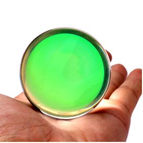 3 Inches of Acrylic Contact Juggling Ball - 75mm (Color: Fushigi Glow in the Dark, size: 75mm)