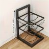 1PC Pot Rack Pot Storage Kitchen Stainless Steel Rack Layered Shelves Under Sink Multi-Layer Household Cabinet