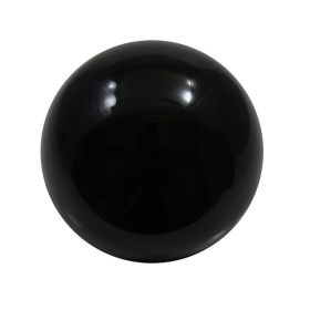 80mm Clear Acrylic Contact Juggling Ball for Beginners & single ball tricks - 3.15" (Color: Black)