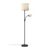 67.32In Mother Daughter Floor Lamp with Linen Shade 3200K Brightness 360¬∞ Adjustable Reading Light Modern Decoration Standing Lamp for Living Room Be