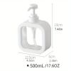 Foaming Soap Dispenser, 300ml And 500ml Dish Soap Dispenser, Refillable Modern Square Pump Bottle Lotion Dispenser, Hand Soap Dispenser For Bathroom