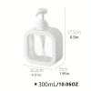 Foaming Soap Dispenser, 300ml And 500ml Dish Soap Dispenser, Refillable Modern Square Pump Bottle Lotion Dispenser, Hand Soap Dispenser For Bathroom