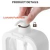 Foaming Soap Dispenser, 300ml And 500ml Dish Soap Dispenser, Refillable Modern Square Pump Bottle Lotion Dispenser, Hand Soap Dispenser For Bathroom