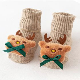 Baby socks (Option: Brown-XS)